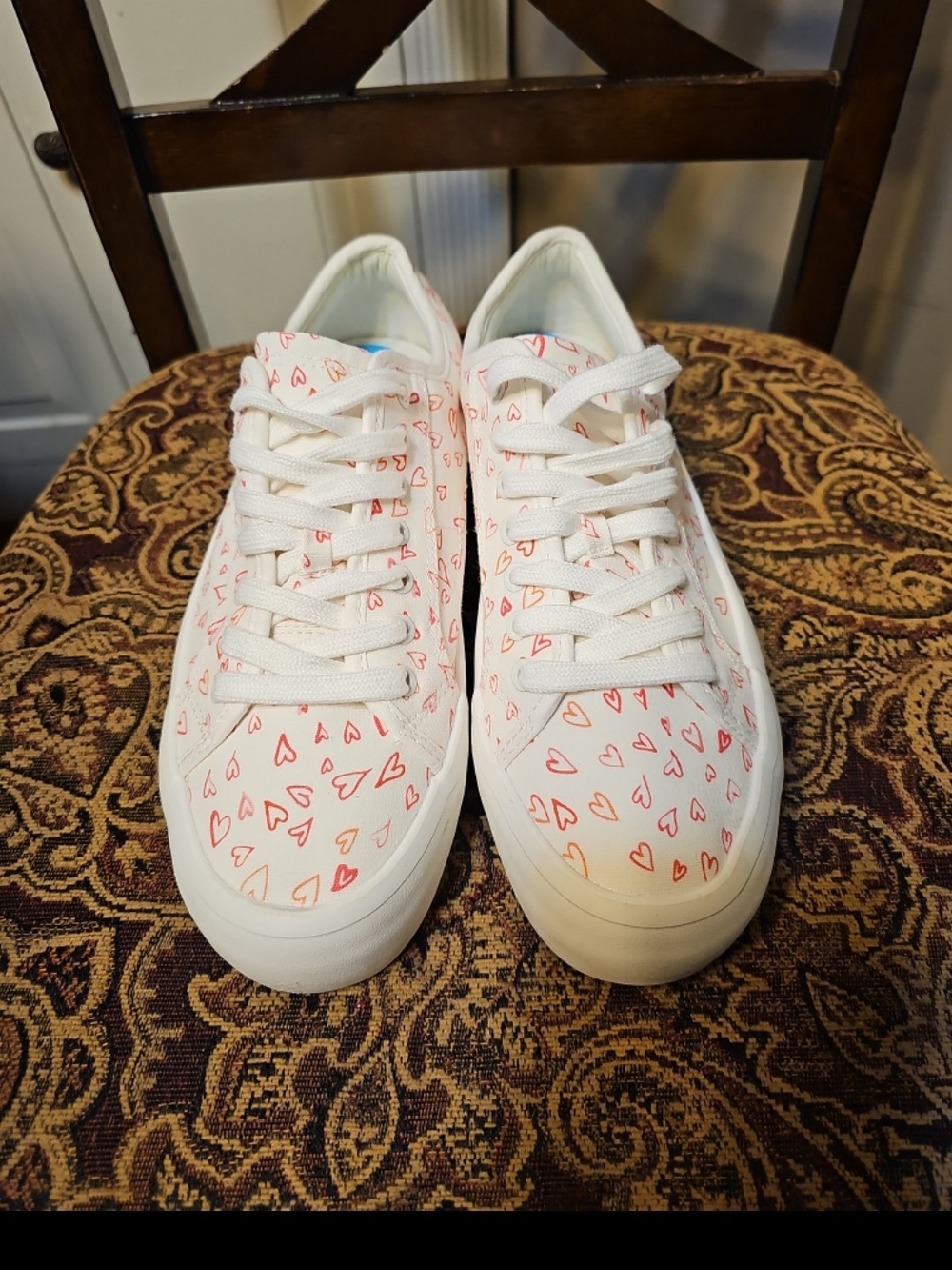Joie "Gadie" White Canvas Sneakers
